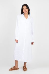 Jora Linen Button-Up Dress sold by Hills Dry Goods