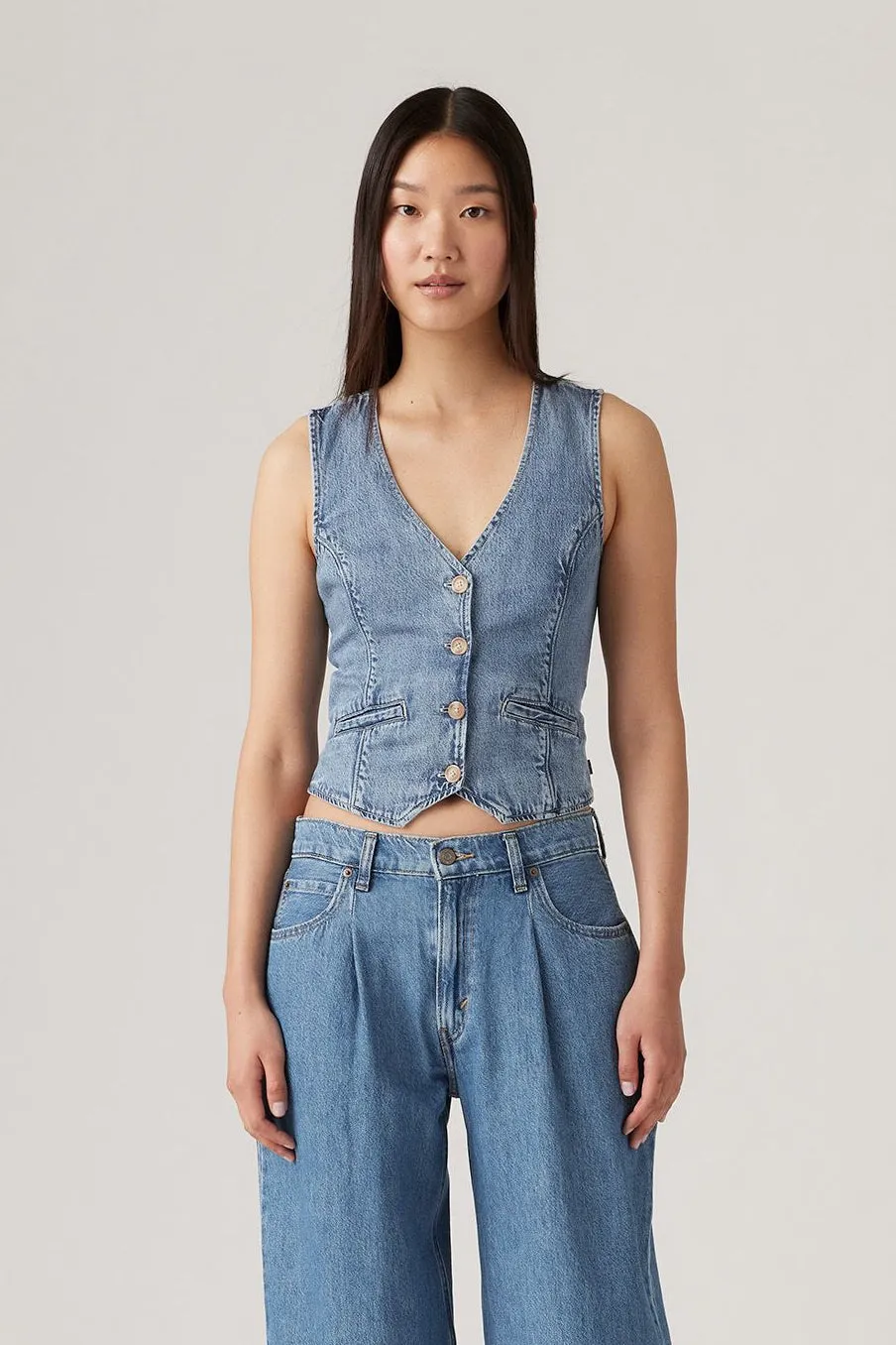 Jaylah Vest sold by Hills Dry Goods