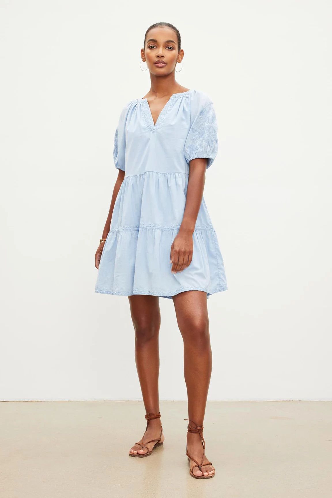 Chrissy Embroidered Boho Dress sold by Hills Dry Goods