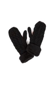 Sherpa Cable Knit Mittens sold by Hills Dry Goods