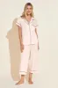 Gisele TENCEL™ Modal Short Sleeve Cropped PJ Set sold by Hills Dry Goods