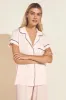 Gisele TENCEL™ Modal Short Sleeve Cropped PJ Set sold by Hills Dry Goods