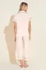 Gisele TENCEL™ Modal Short Sleeve Cropped PJ Set sold by Hills Dry Goods