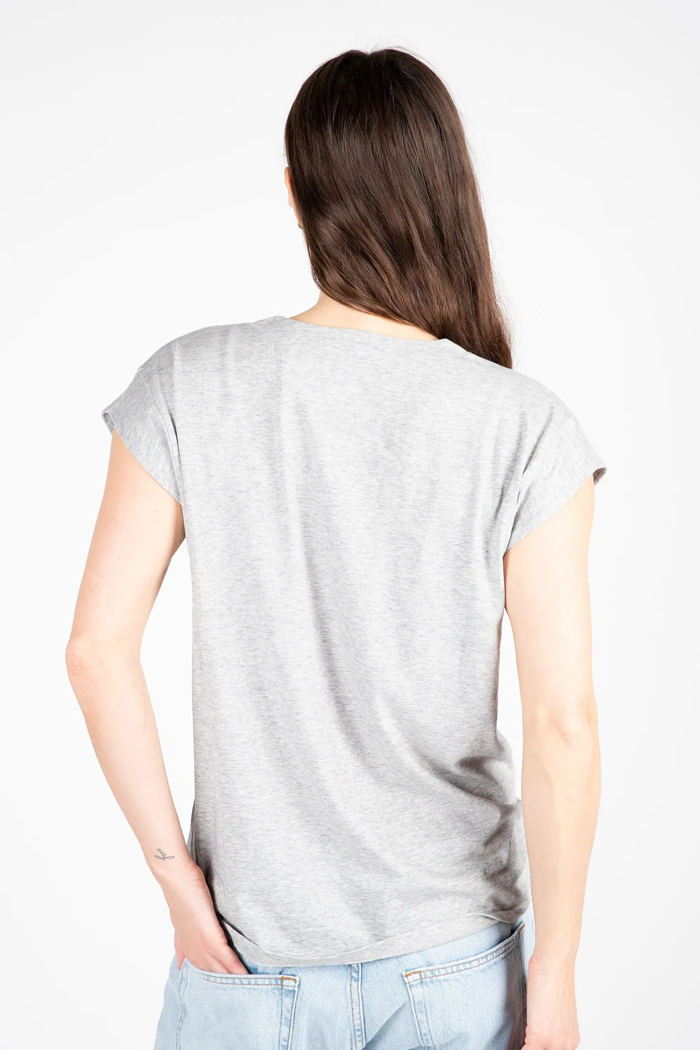 Le Mid Rise V Neck Tee sold by Hills Dry Goods product image thumbnail 2