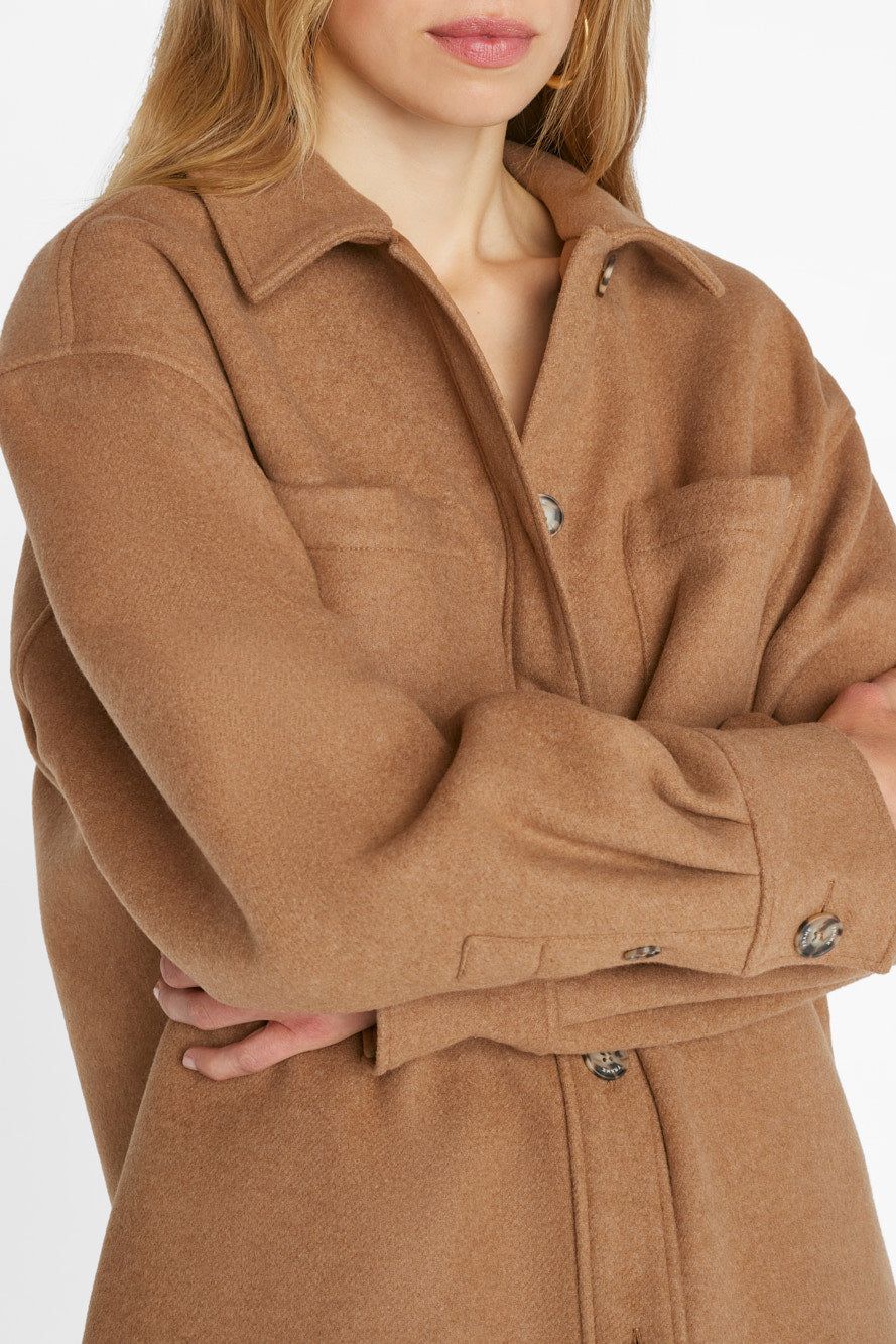 Oversized Trucker Shirt Jacket sold by Hills Dry Goods product image thumbnail 4