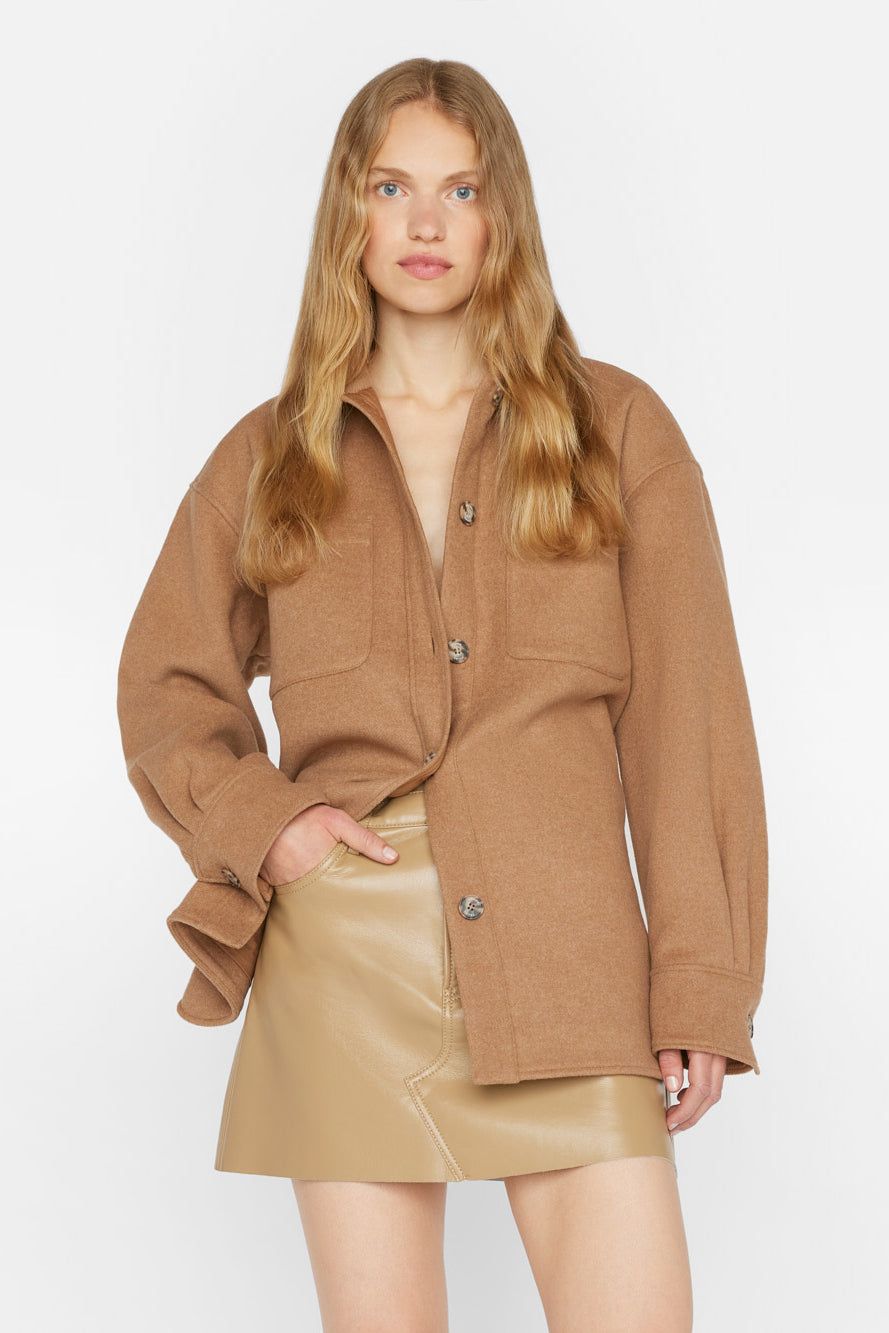 Oversized Trucker Shirt Jacket sold by Hills Dry Goods product image thumbnail 2