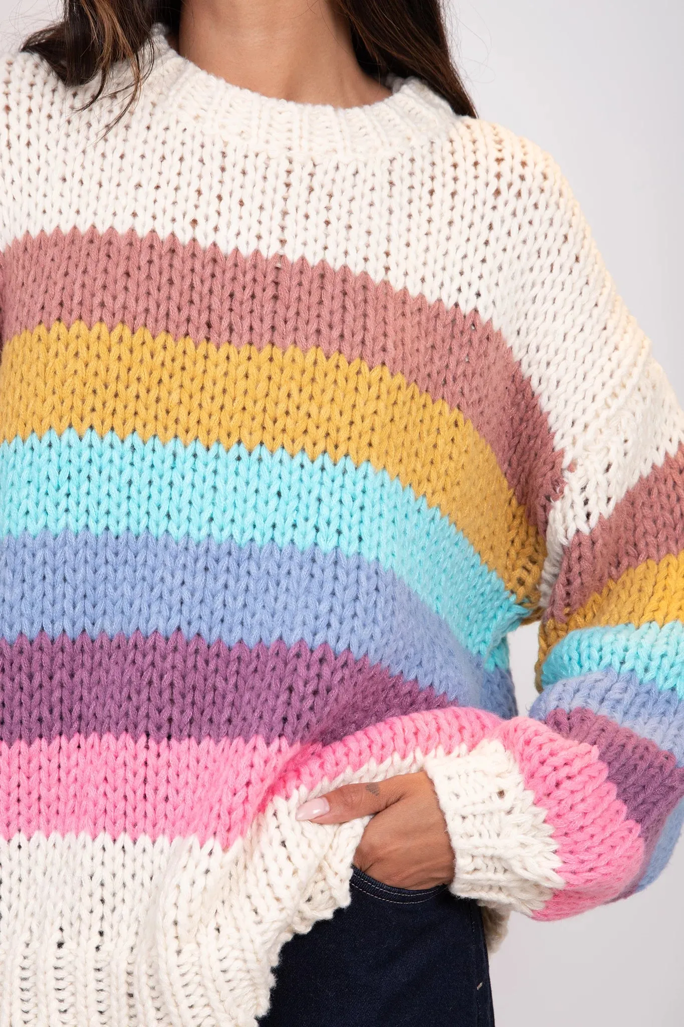 Shania Striped Sweater sold by Hills Dry Goods product image thumbnail 3