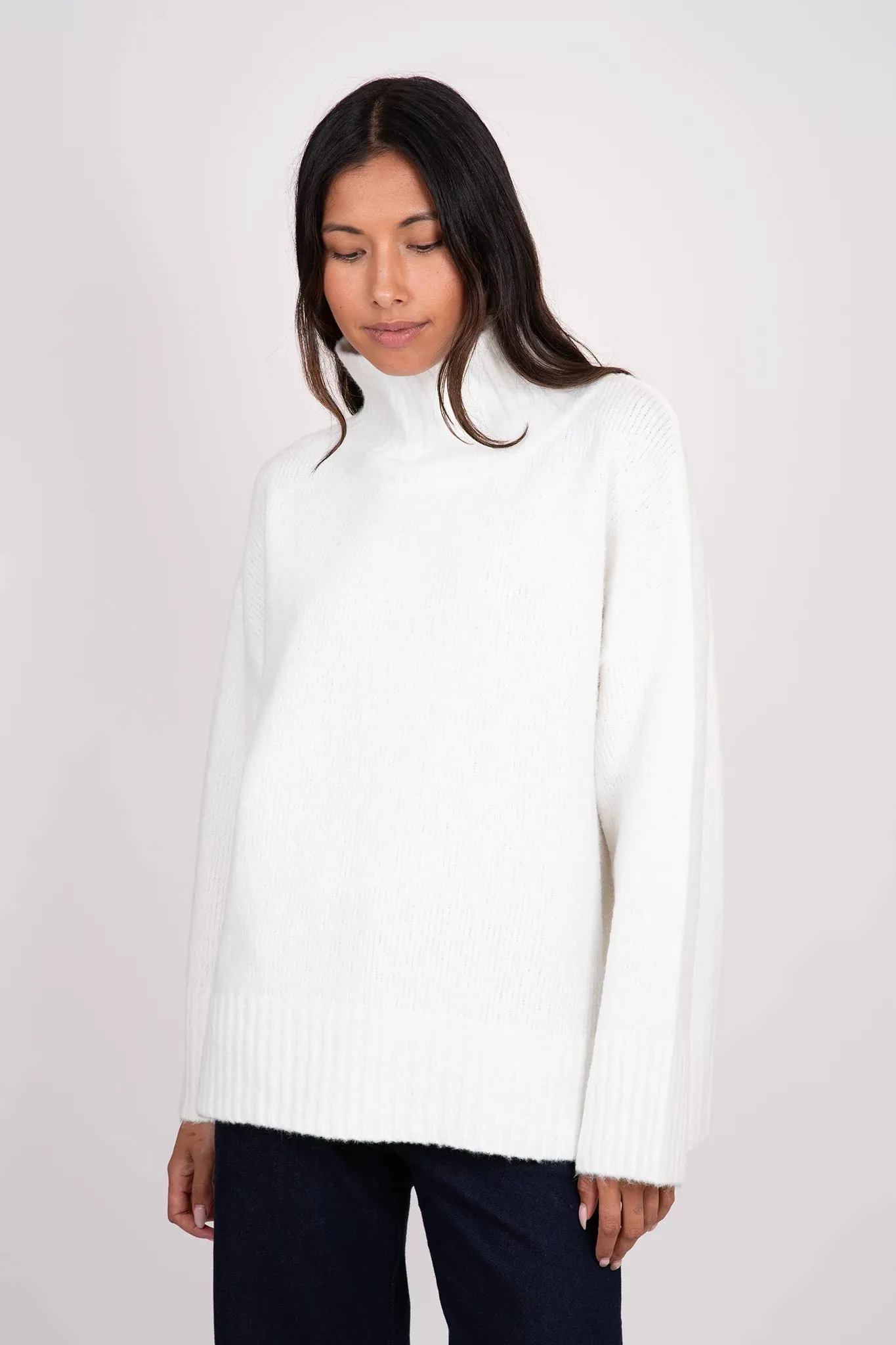 Oliver Mockneck Sweater sold by Hills Dry Goods