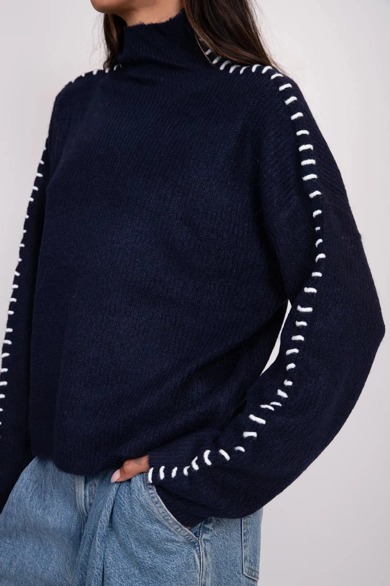 Nyla Ribbed Mockneck sold by Hills Dry Goods product image thumbnail 2