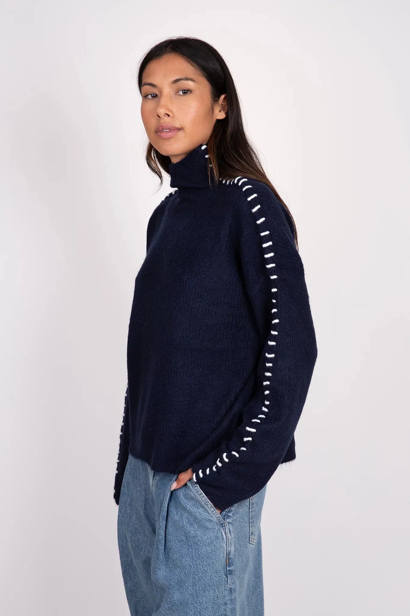 Nyla Ribbed Mockneck sold by Hills Dry Goods product image thumbnail 3