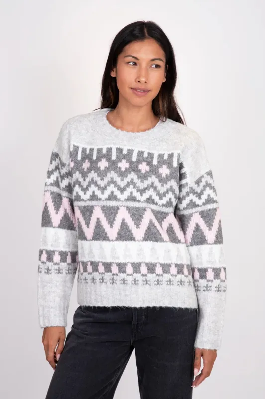 Landen Fair Isle Pullover sold by Hills Dry Goods