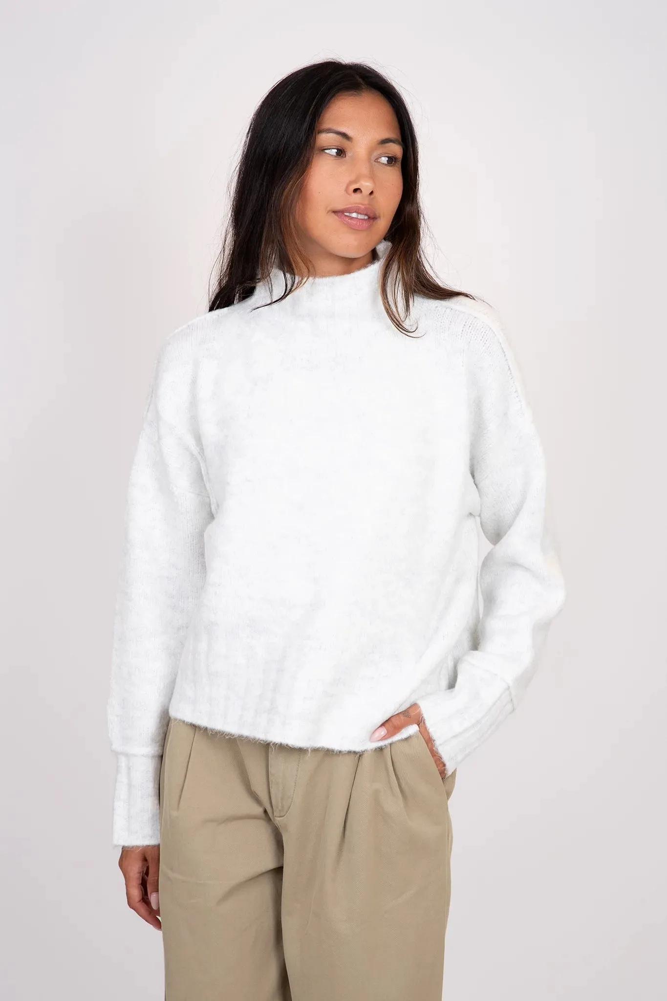 Calli Mockneck Sweater sold by Hills Dry Goods