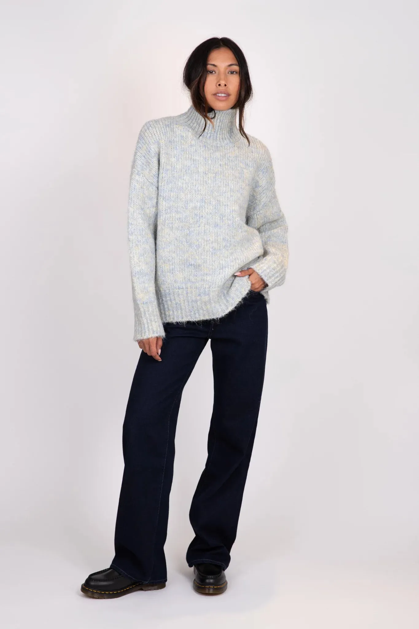 Aggie Mockneck Sweater sold by Hills Dry Goods