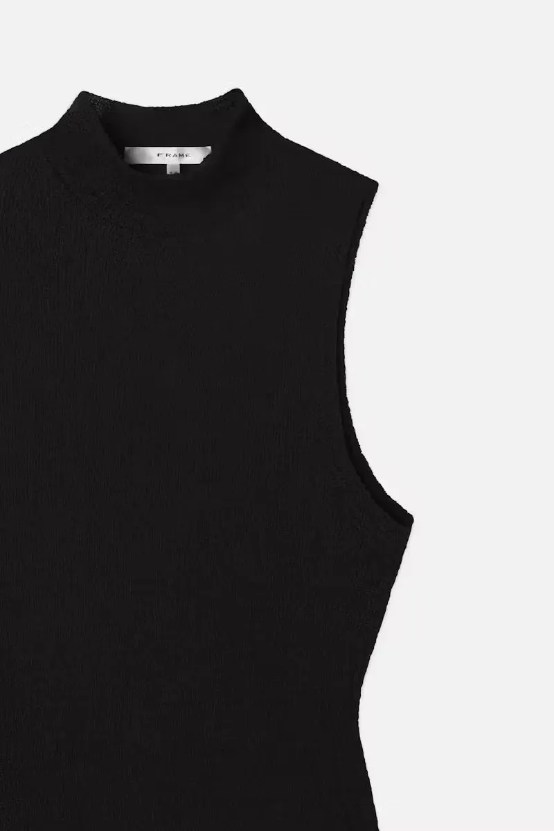 Sleeveless Mesh Mock Neck Dress sold by Hills Dry Goods product image thumbnail 3