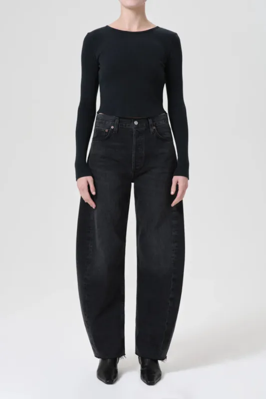 Luna High Rise Pieced Taper sold by Hills Dry Goods