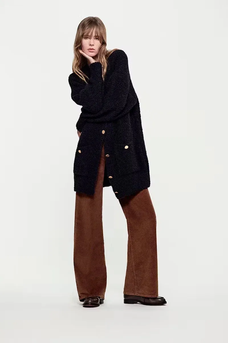 Le Slim Palazzo Corduroy sold by Hills Dry Goods