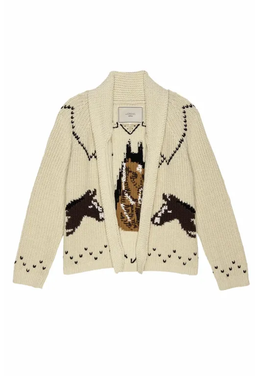 The Horse Lodge Cardigan sold by Hills Dry Goods