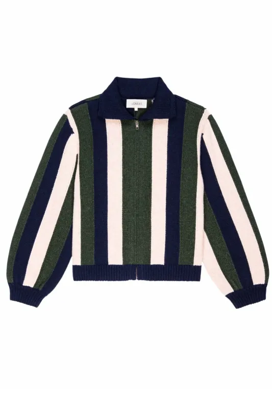 The Zip Front Cardigan sold by Hills Dry Goods