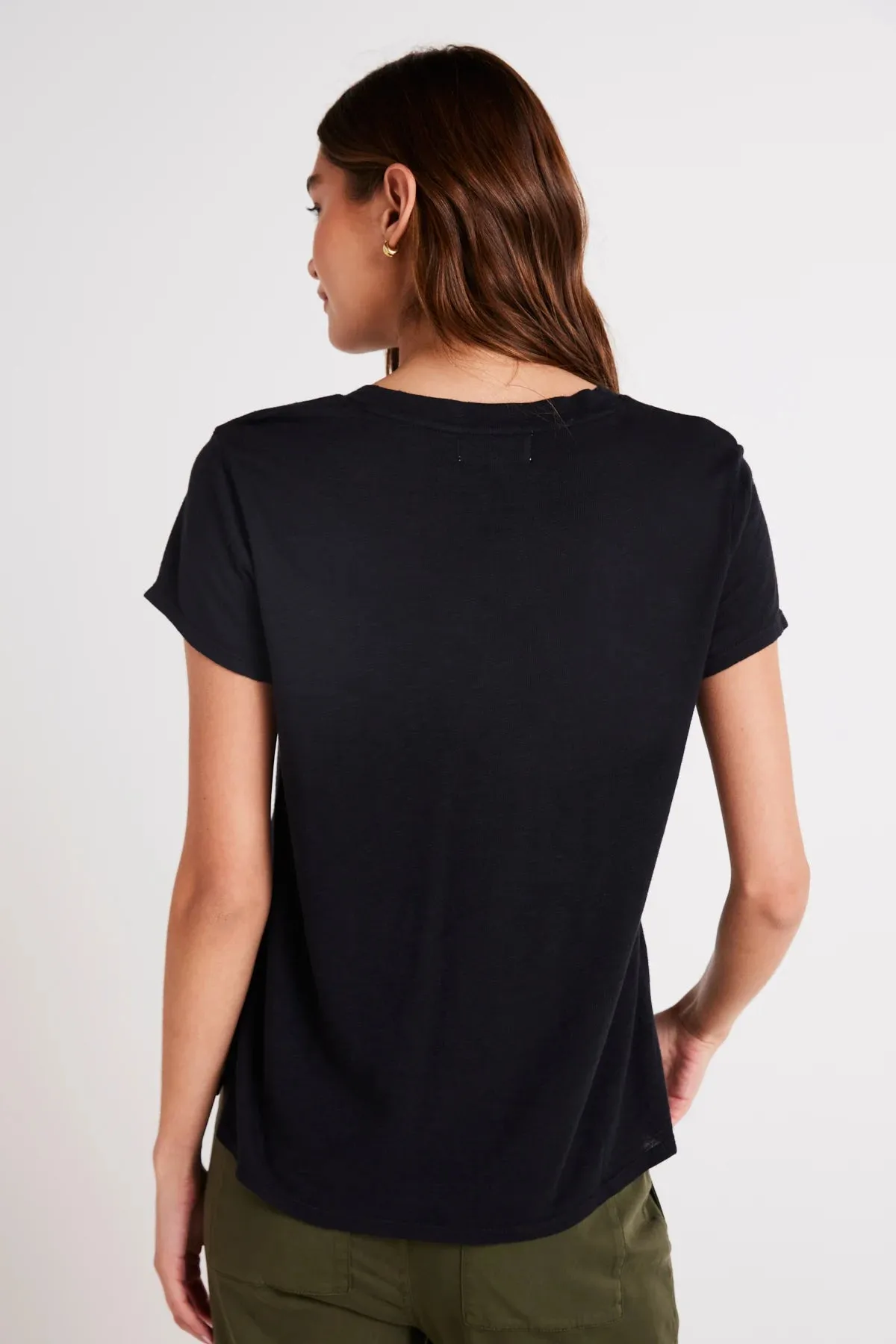 Side Slit V-Neck Tee sold by Hills Dry Goods product image thumbnail 3