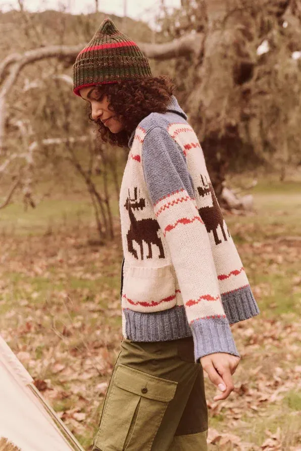 The Shawl Collar Full-Zip Sweater sold by Hills Dry Goods product image thumbnail 4