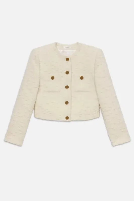 Cropped Button Front Jacket sold by Hills Dry Goods