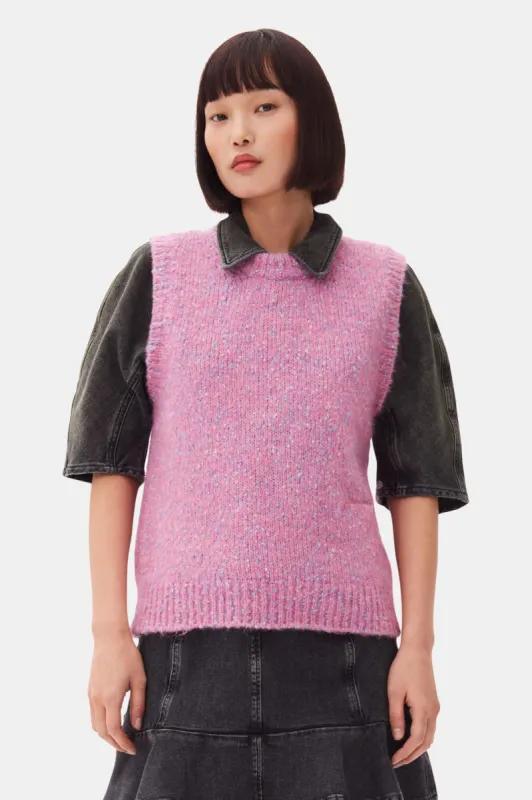 Pink Knit Vest sold by Hills Dry Goods