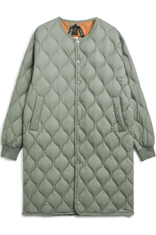 Military Over Size Crew Neck Long Down Jacket sold by Hills Dry Goods