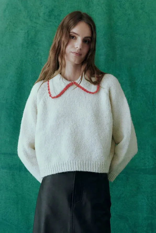 The Crochet Collar Pullover sold by Hills Dry Goods product image thumbnail 2