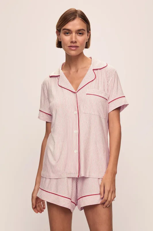 Gisele Printed TENCEL™ Modal Relaxed Short PJ Set sold by Hills Dry Goods