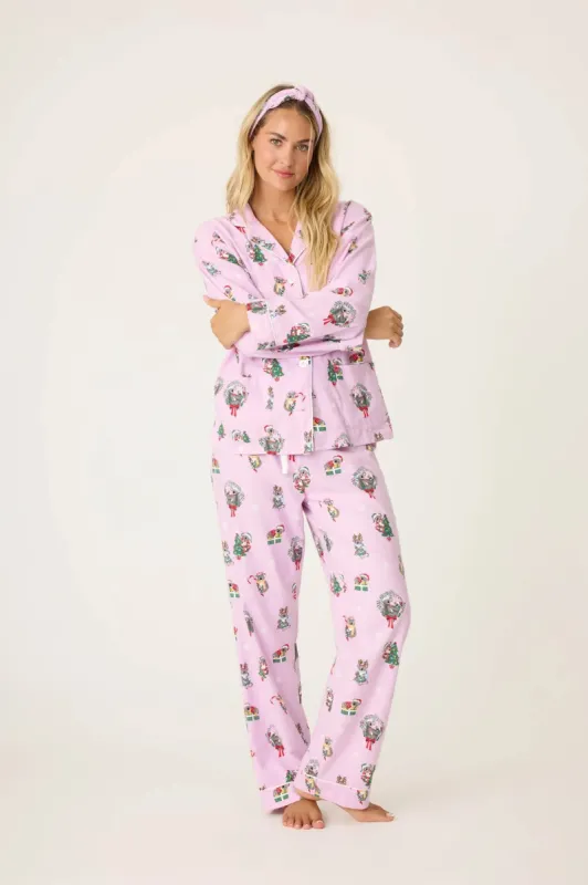 Koality Holiday Flannel PJ Set sold by Hills Dry Goods