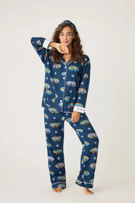 Ski You Later Flannel PJ Set sold by Hills Dry Goods