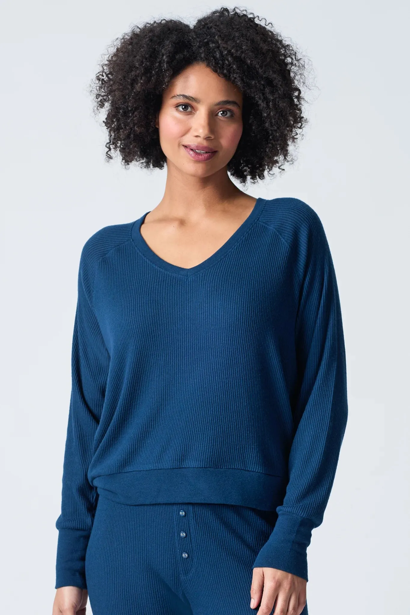 Textured Essentials Long Sleeve Top sold by Hills Dry Goods product image thumbnail 2