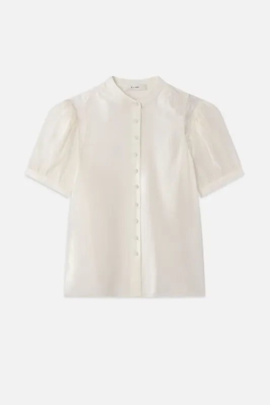 Lace Shoulder Inset Blouse sold by Hills Dry Goods