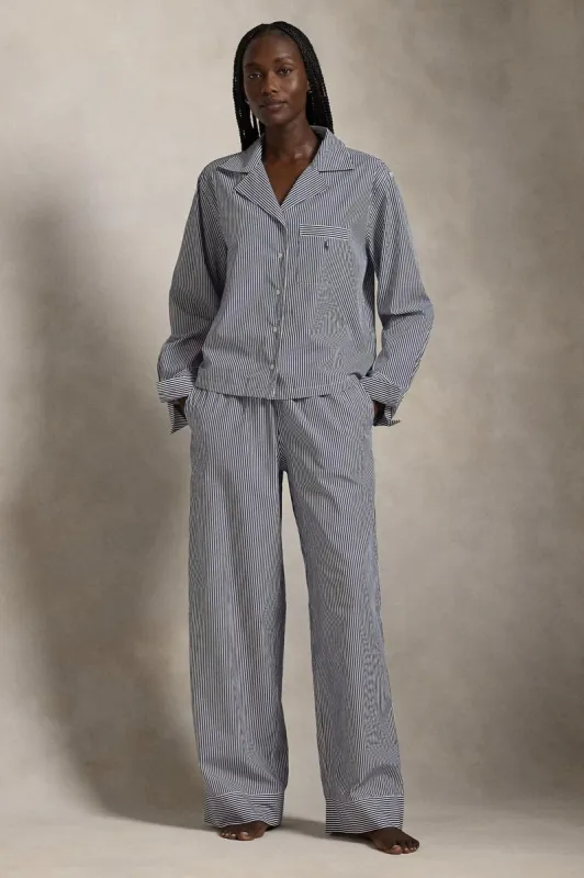 Long-Sleeve Poplin Pajama Set sold by Hills Dry Goods