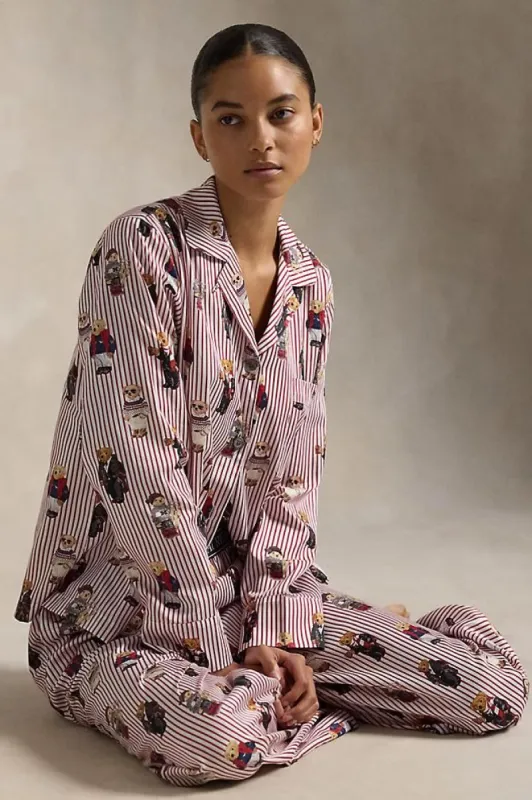 Polo Bear Cotton Long-Sleeve Pajama Set sold by Hills Dry Goods