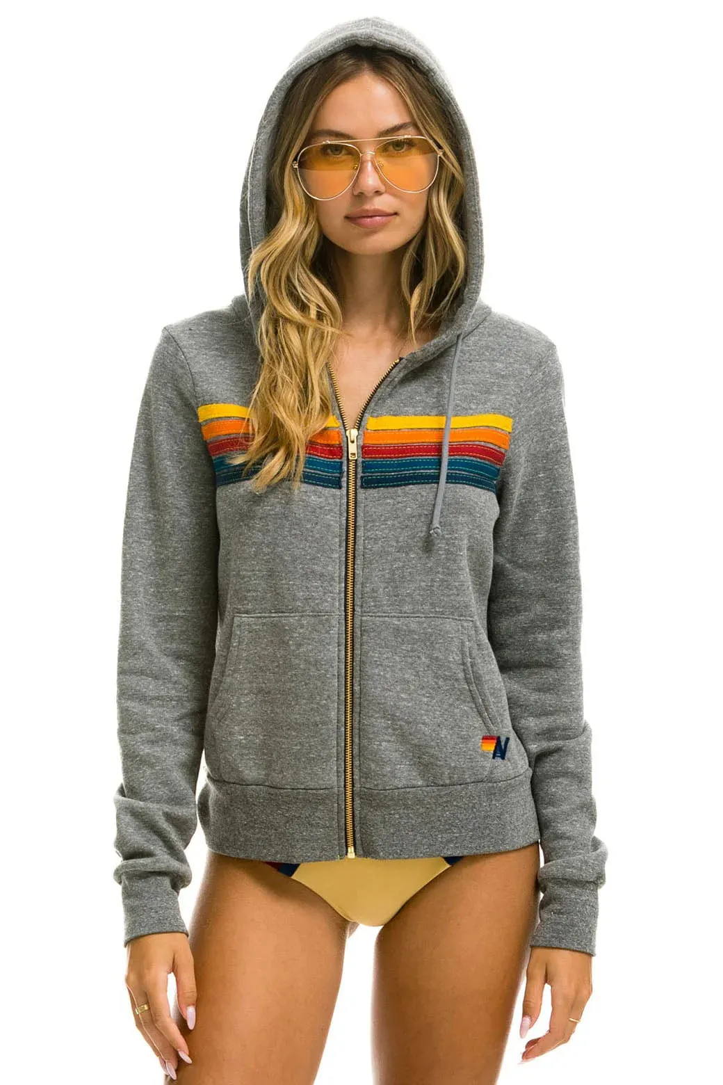 5 Stripe Hoodie sold by Hills Dry Goods product image thumbnail 3