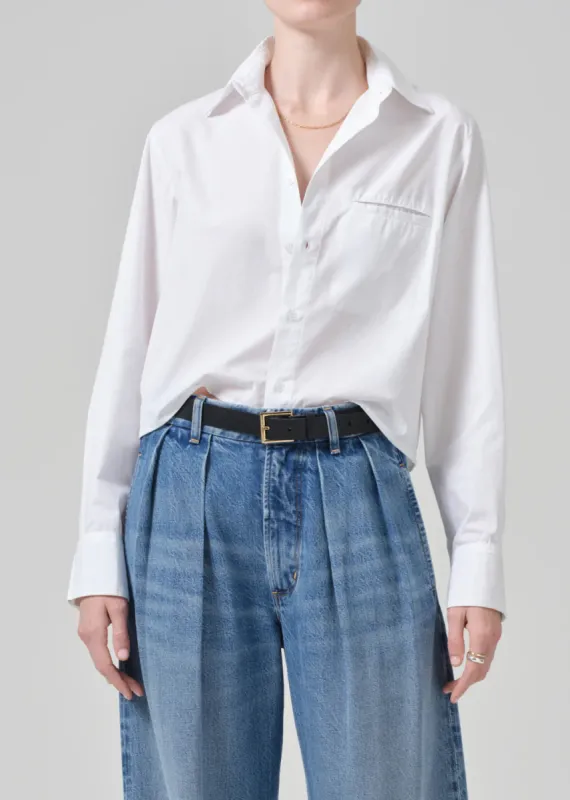 Fino Cropped Shirt sold by Hills Dry Goods