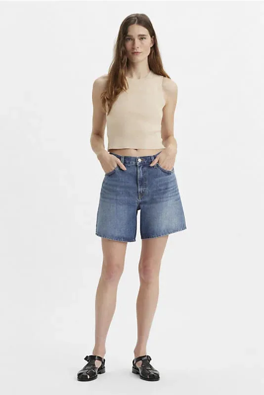 High Rise Baggy Shorts sold by Hills Dry Goods