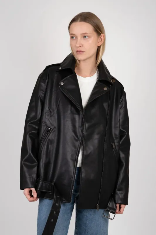 Florence Vegan Leather Moto Jacket sold by Hills Dry Goods