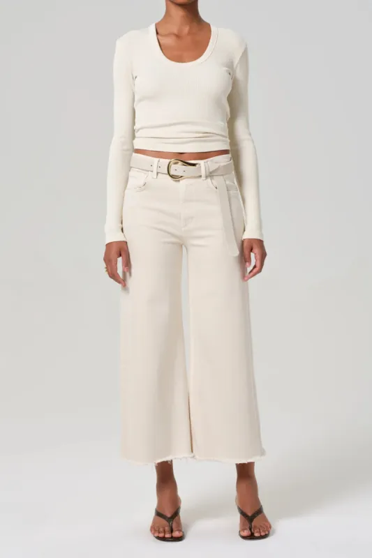 Lyra Wide Leg Crop sold by Hills Dry Goods