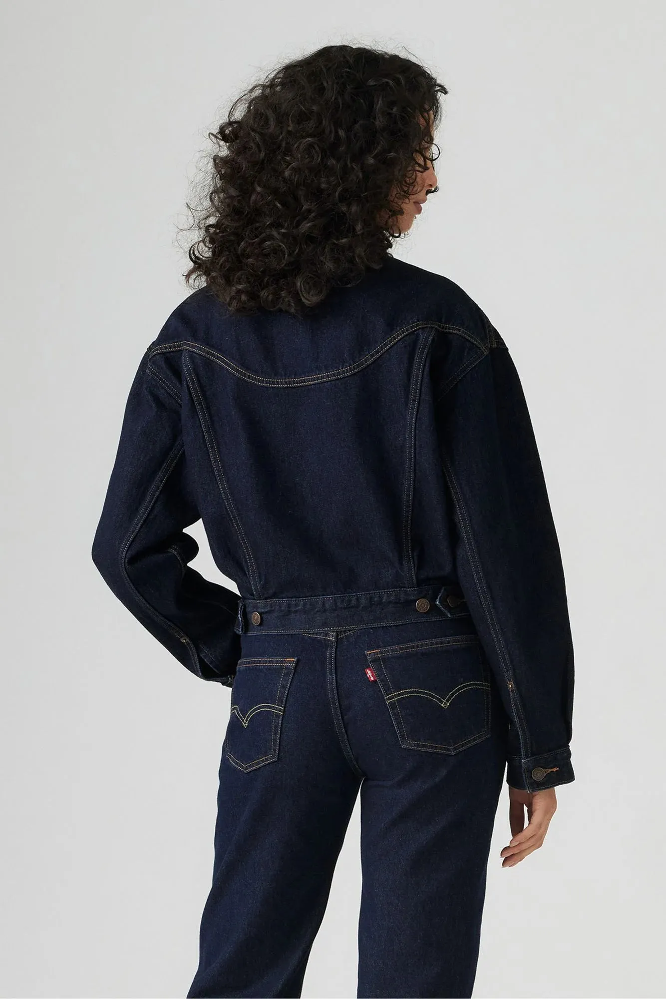 Shrunken '90s Western Trucker Jacket sold by Hills Dry Goods product image thumbnail 2
