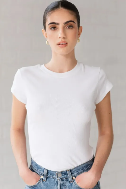 Ribbed Tee sold by Hills Dry Goods