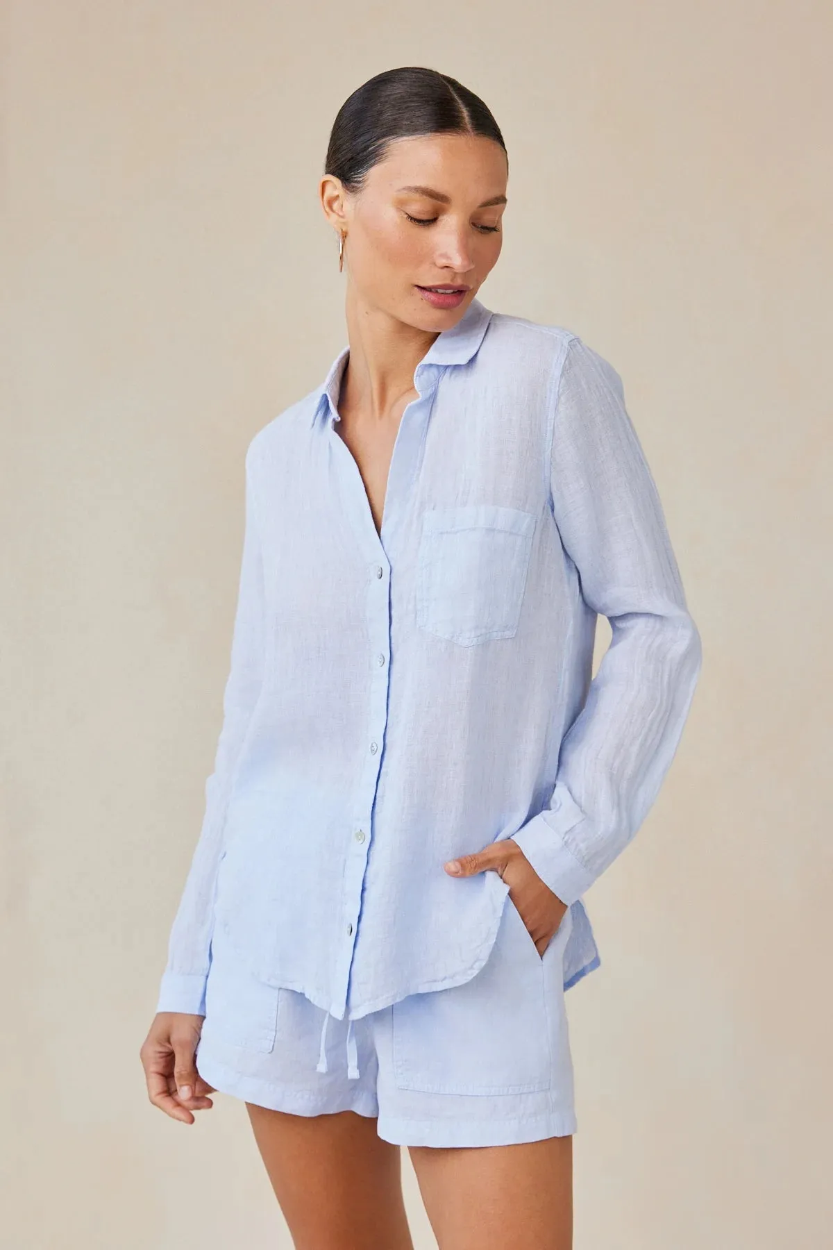 Linen Pocket Button Down sold by Hills Dry Goods product image thumbnail 2