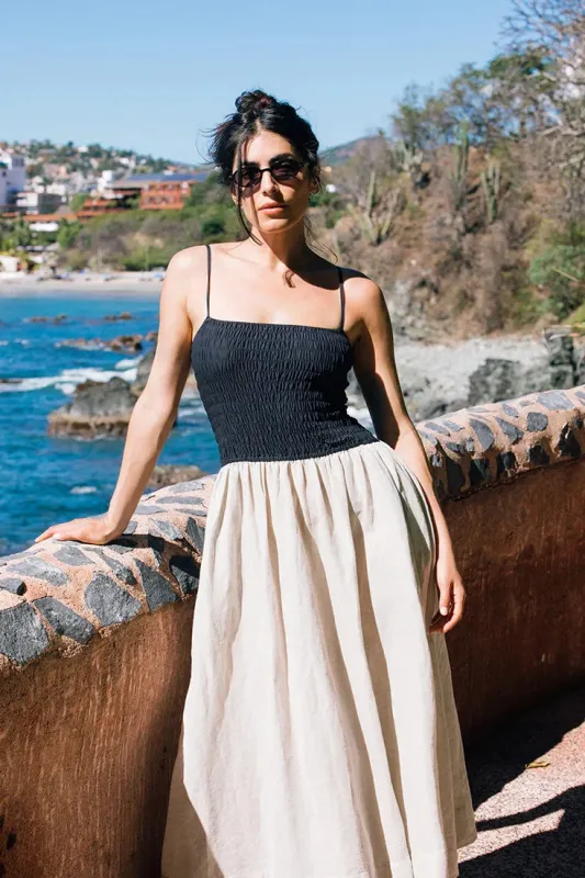 Mael Linen Dress sold by Hills Dry Goods