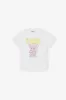 White Basic Cotton Jersey Teddy Relaxed T-shirt sold by Hills Dry Goods
