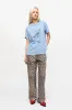 Blue Re-cut Cotton Jersey T-shirt sold by Hills Dry Goods