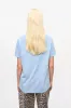 Blue Re-cut Cotton Jersey T-shirt sold by Hills Dry Goods