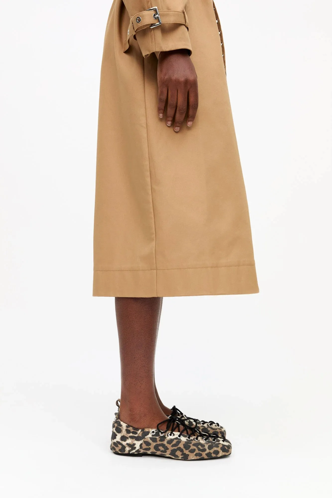 Leopard Oleatex Lace-Up Ballerinas sold by Hills Dry Goods product image thumbnail 5