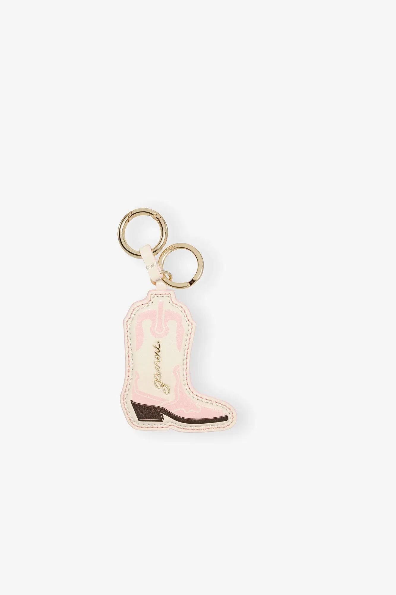 Pink Western Boot Keyring sold by Hills Dry Goods