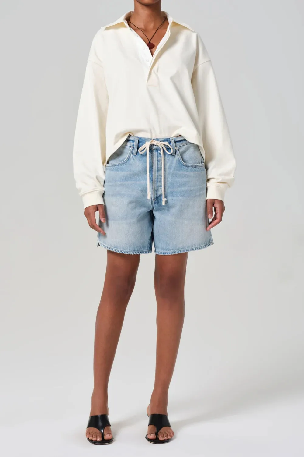 Brynn Drawstring Short sold by Hills Dry Goods